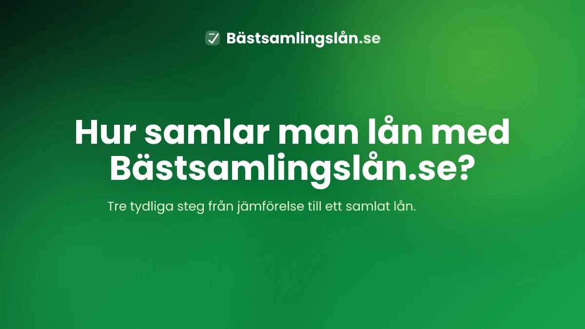 Jämför samlingslån